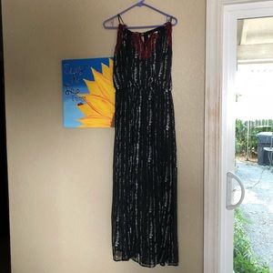 Black maxi dress
